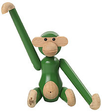 Kay Bojesen Træfigur - Abe - Vintage - Mini - Grøn Kay Bojesen Træfigur - Abe - Vintage - Mini - Grøn