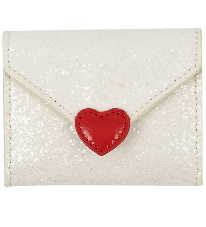 Konges Sløjd Pung - Love Letter - Cream Glitter m. Hjerte Konges Sløjd Pung - Love Letter - Cream Glitter m. Hjerte