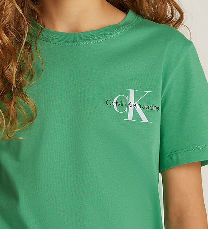 Calvin Klein T-Shirt - Chest Monogram - Vintage Green Calvin Klein T-Shirt - Chest Monogram - Vintage Green