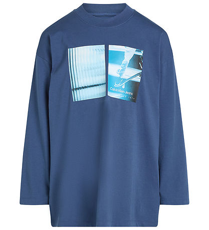 Calvin Klein Bluse - Shifted Picture - Ensign Blue