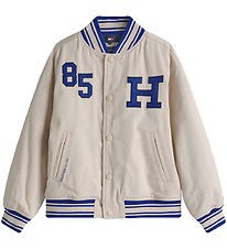 Tommy Hilfiger Jakke - Twill Badge Varsity - Classic Beige Tommy Hilfiger Jakke - Twill Badge Varsity - Classic Beige
