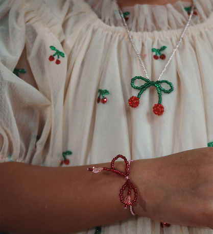 Konges Sløjd Smykkesæt - Armbånd/Halskæde - Cherry Konges Sløjd Smykkesæt - Armbånd/Halskæde - Cherry