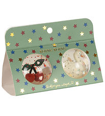 Konges Sløjd Hoppebolde - 2-pak - Cherry/Swan Konges Sløjd Hoppebolde - 2-pak - Cherry/Swan