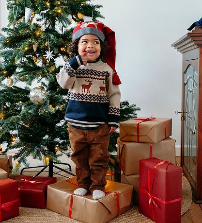 Hust and Claire Bluse - Strik - Pelle - Biscuit Melange Hust and Claire Bluse - Strik - Pelle - Biscuit Melange