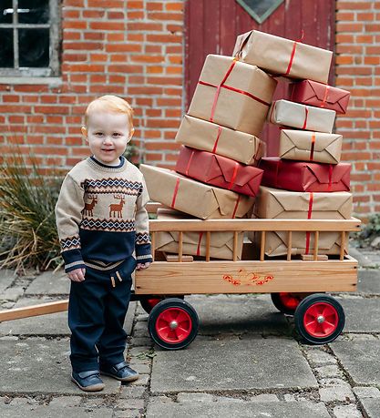 Hust and Claire Bluse - Strik - Pelle - Biscuit Melange Hust and Claire Bluse - Strik - Pelle - Biscuit Melange