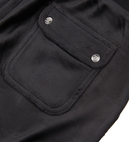 Juicy Couture Velourbukser - Layla Pocket - Sort Juicy Couture Velourbukser - Layla Pocket - Sort