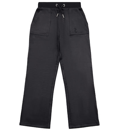 Juicy Couture Velourbukser - Layla Pocket - Sort Juicy Couture Velourbukser - Layla Pocket - Sort