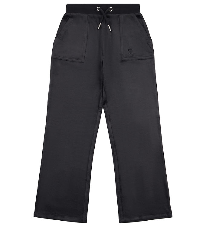 Juicy Couture Velourbukser - Layla Pocket - Sort