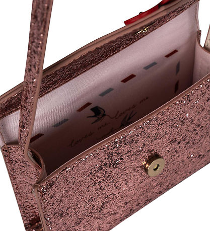 Konges Sløjd Skuldertaske - Love Letter - Pink Glitter Konges Sløjd Skuldertaske - Love Letter - Pink Glitter