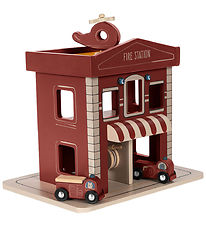 Konges Sløjd Brandstation - Træ - Multi Konges Sløjd Brandstation - Træ - Multi