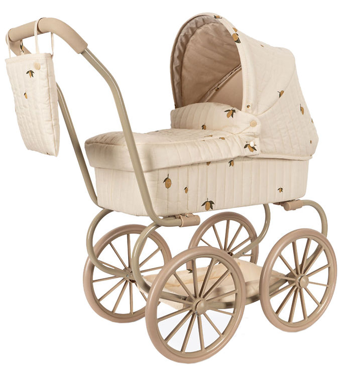 Konges Sløjd Dukkevogn - Minnie - Lemon