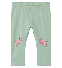Name It Leggings - NbfJennia Capri - Silt Green Name It Leggings - NbfJennia Capri - Silt Green