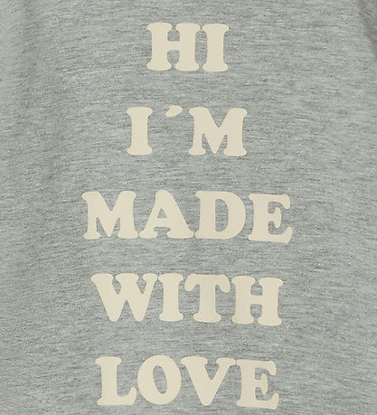 Name It Bluse - NbmLara - Grey Melange Name It Bluse - NbmLara - Grey Melange