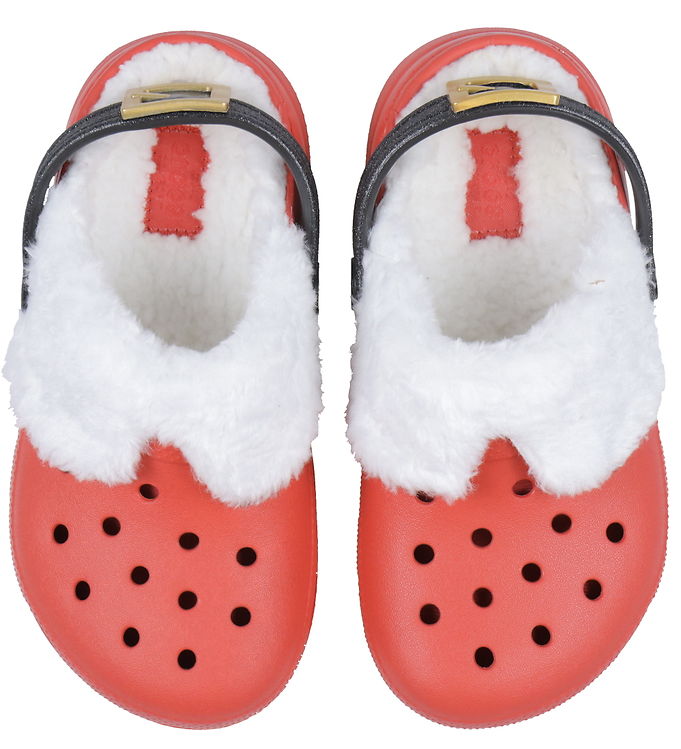 Crocs Sandaler m. For – Classic Lined Santa Clog K – Varsity Red