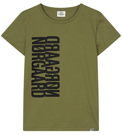 Mads Nørgaard T-shirt - Tuvina - Martini Olive Mads Nørgaard T-shirt - Tuvina - Martini Olive