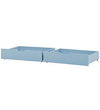 Hoppekids Skuffer m. Hjul - 2 stk. - 70x160 cm - Dream Blue Hoppekids Skuffer m. Hjul - 2 stk. - 70x160 cm - Dream Blue