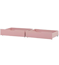 Hoppekids Skuffer m. Hjul - 2 stk. - 70x160 cm - Pale Rose Hoppekids Skuffer m. Hjul - 2 stk. - 70x160 cm - Pale Rose