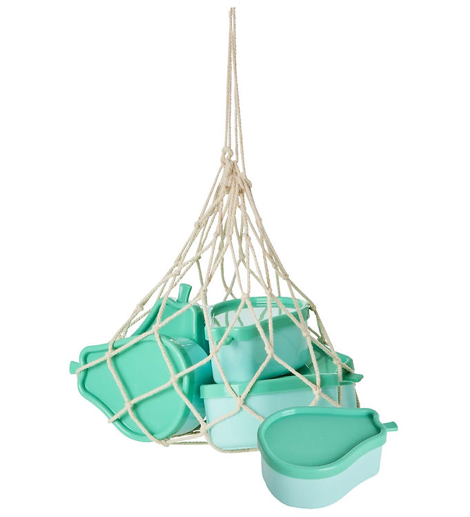 Rice Madbeholder - 6-pak - Pæreform - 7x5,5 cm - Grøn