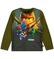 LEGO® Ninjago Bluse - LWTano 619 - Dark Khaki m. Print LEGO® Ninjago Bluse - LWTano 619 - Dark Khaki m. Print