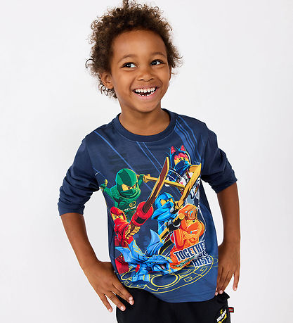LEGO® Ninjago Bluse - LWTano 701 - Dark Navy m. Print