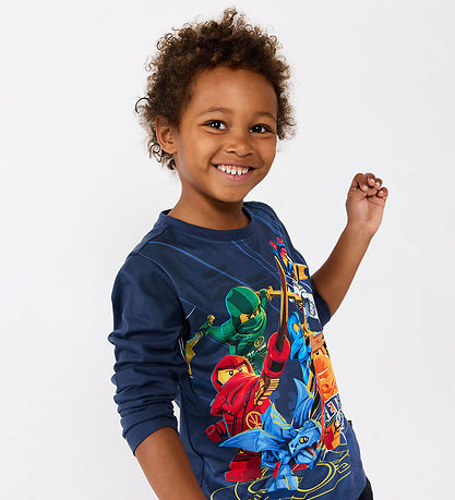 LEGO® Ninjago Bluse - LWTano 701 - Dark Navy m. Print