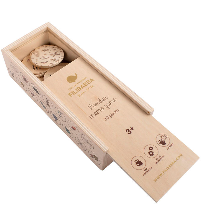 Filibabba Vendespil - Træ - 15 par - Jubilæumsudgave