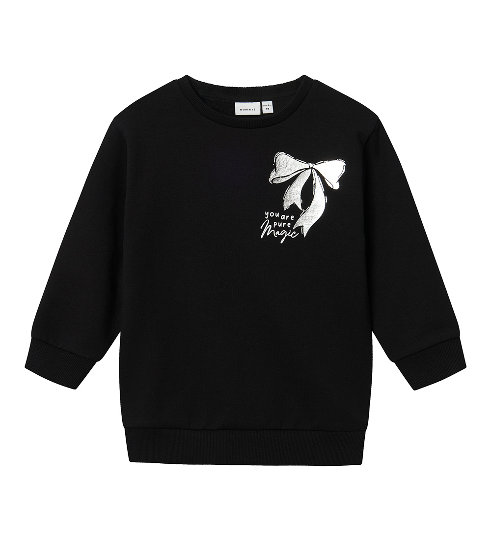 Name It Sweatshirt - NmfRenata - Schwarz - Name It - 3 Jahre (98) - Sweatshirts