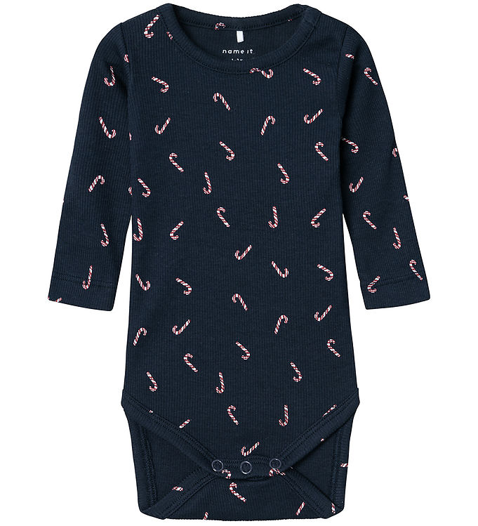 Name It Body l/æ - Rib - NbnDab - Dark Sapphire m. Julestokke