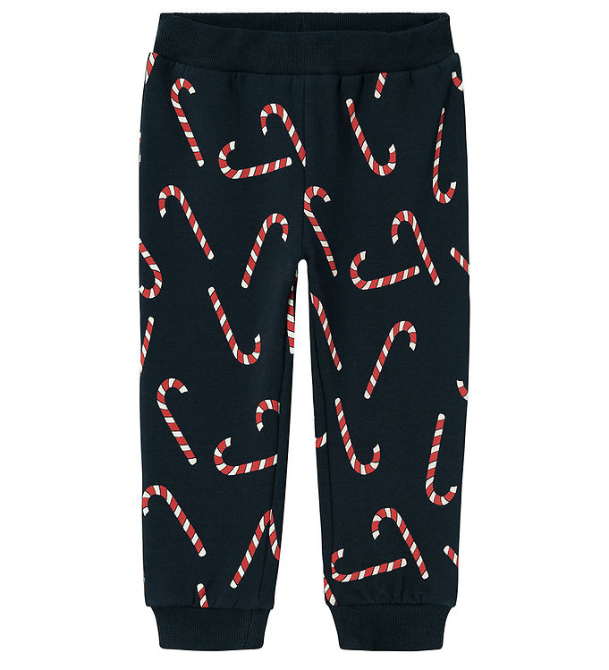 Name It Dark Sapphire Julestok Sweatpants - Str. 3y 98cm