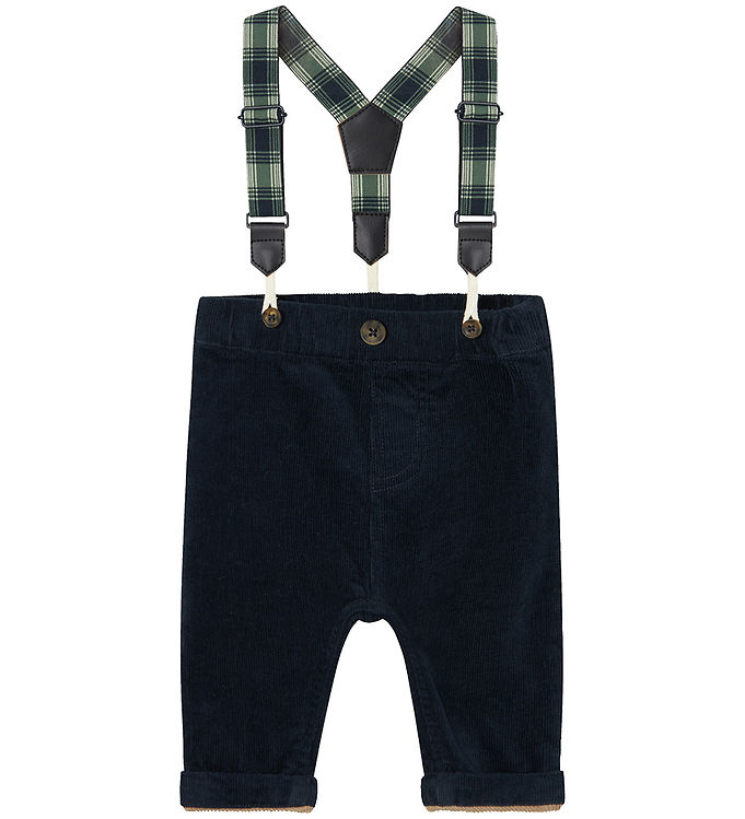 Name It Bukser m. Seler - NbmBen - Dark sapphire