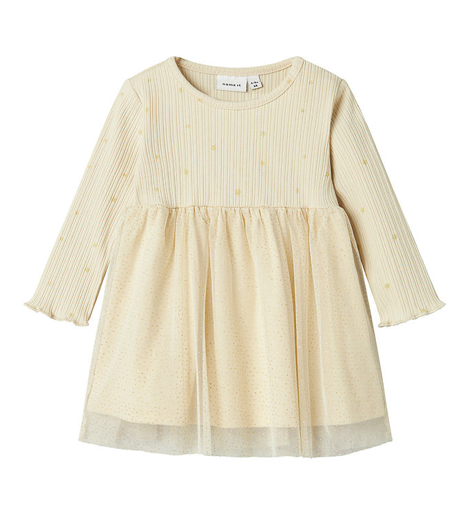 Name It Summer Sand Stjerner Tylkjole - Str. 1m 56cm