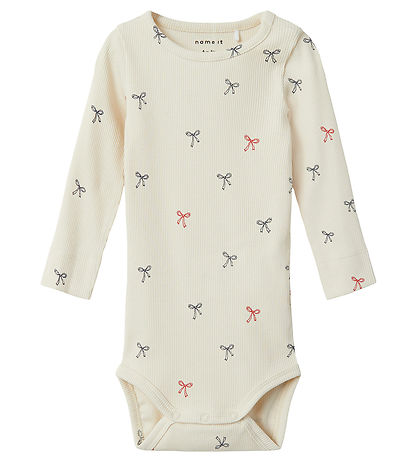 Name It Body l/æ - Rib - NbnLabela - White Swan