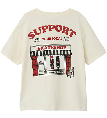 Name It T-shirt - NmmLasso - White Swan