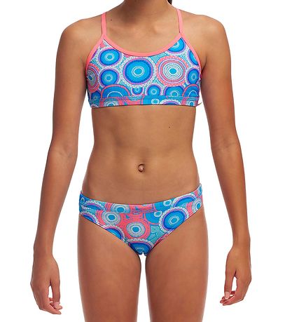 Funkita Bikini - RacerBack - UV50+ - Bundjalung Blue Funkita Bikini - RacerBack - UV50+ - Bundjalung Blue