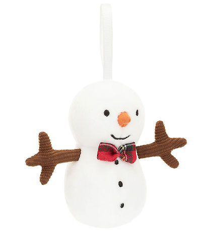 Jellycat Julepynt - 15x6 cm - Festive Folly Snowman Jellycat Julepynt - 15x6 cm - Festive Folly Snowman