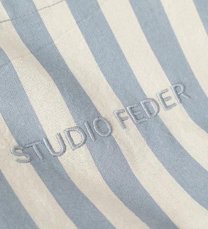 Studio Feder Shopper - Hanna - Canvas - 40x45 cm - Pale Blue Str Studio Feder Shopper - Hanna - Canvas - 40x45 cm - Pale Blue Str