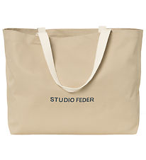 Studio Feder Weekendtaske - Sorella Big Bag - Canvas - Sand Beig Studio Feder Weekendtaske - Sorella Big Bag - Canvas - Sand Beig