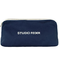 Studio Feder Toilettaske - Celia Mini - Canvas - Navy Studio Feder Toilettaske - Celia Mini - Canvas - Navy