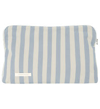 Studio Feder Toilettaske - Celia - Cotton - Pale Blue Stripe Studio Feder Toilettaske - Celia - Cotton - Pale Blue Stripe
