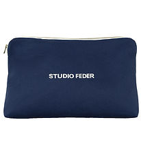Studio Feder Toilettaske - Celia - Canvas - Navy Studio Feder Toilettaske - Celia - Canvas - Navy