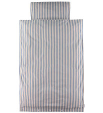 Studio Feder Sengetøj - Baby - Pale Blue Stripe Studio Feder Sengetøj - Baby - Pale Blue Stripe