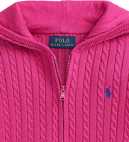 Polo Ralph Lauren Cardigan - Strik - Pink Polo Ralph Lauren Cardigan - Strik - Pink