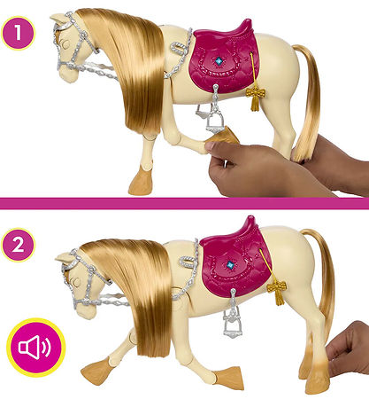 Barbie Hest m. Lyd - 30 cm - Great Chase Feature Horse