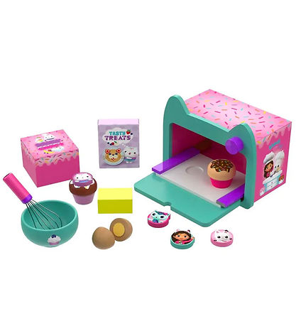Gabby's Dollhouse Sæt - Træ - Cakey Cat's Oven & Baking Set Gabby's Dollhouse Sæt - Træ - Cakey Cat's Oven & Baking Set