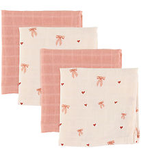 Cam Cam Vaskeklude - 4-pak - Bows Cam Cam Vaskeklude - 4-pak - Bows