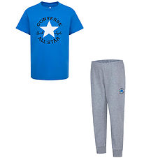 Converse T-shirt/Sweatpants - Dissected - Dark Grey Heather/Blue Converse T-shirt/Sweatpants - Dissected - Dark Grey Heather/Blue
