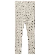 Fliink Leggings - Kelly - Sandshell m. Sløjfer Fliink Leggings - Kelly - Sandshell m. Sløjfer