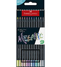 Faber-Castell Colouring Pencils - 12 pcs - Metallic