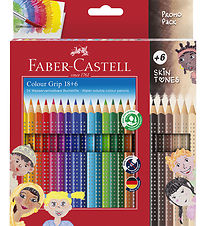 Faber-Castell Farveblyanter - 24 stk. - Multi/Skin Tones Faber-Castell Farveblyanter - 24 stk. - Multi/Skin Tones