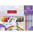 Faber-Castell Tuscher - 24 stk. - Unicorn Pastel Faber-Castell Tuscher - 24 stk. - Unicorn Pastel